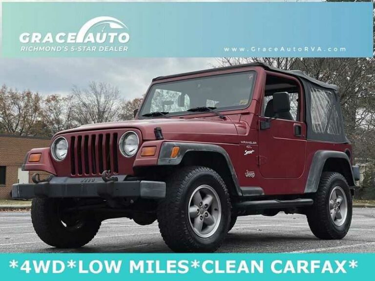 1998 Jeep Wrangler For Sale Craigslist: Your Guide to Finding the Ultimate Off-Road Companion