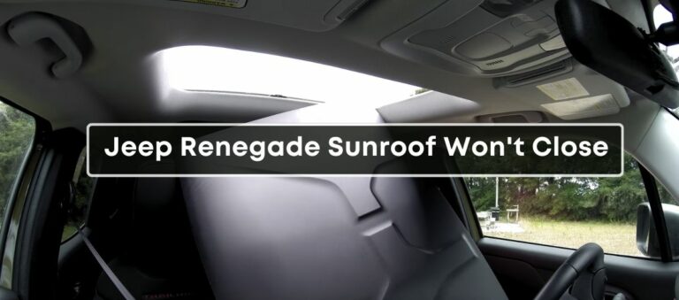 Jeep Renegade Sunroof Stuck Open: When the Sky Becomes a Problem